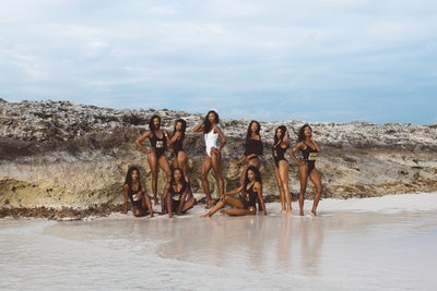 Olympic Gold Medalist Shaunae Miller and Her Bridal Party Slay Their Bahamas Photo Shoot